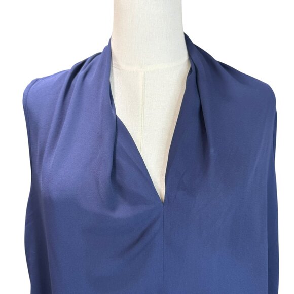 Renee C Women's V Neck Sleeveless Basic Office Tank Blouse Top - USA madeSize: M - Picture 5 of 5